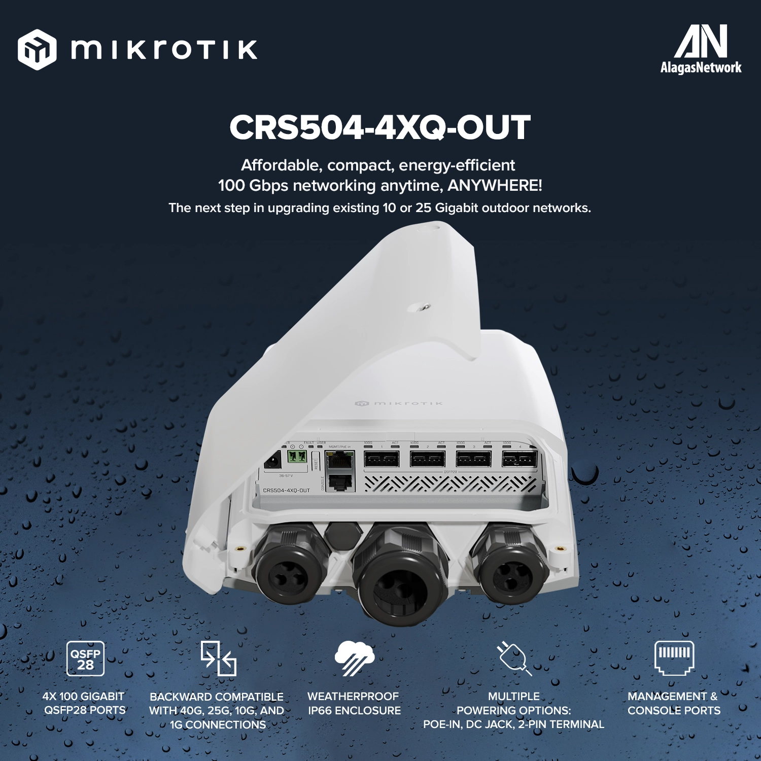 Cloud Router Switch 504-4XQ-OUT
