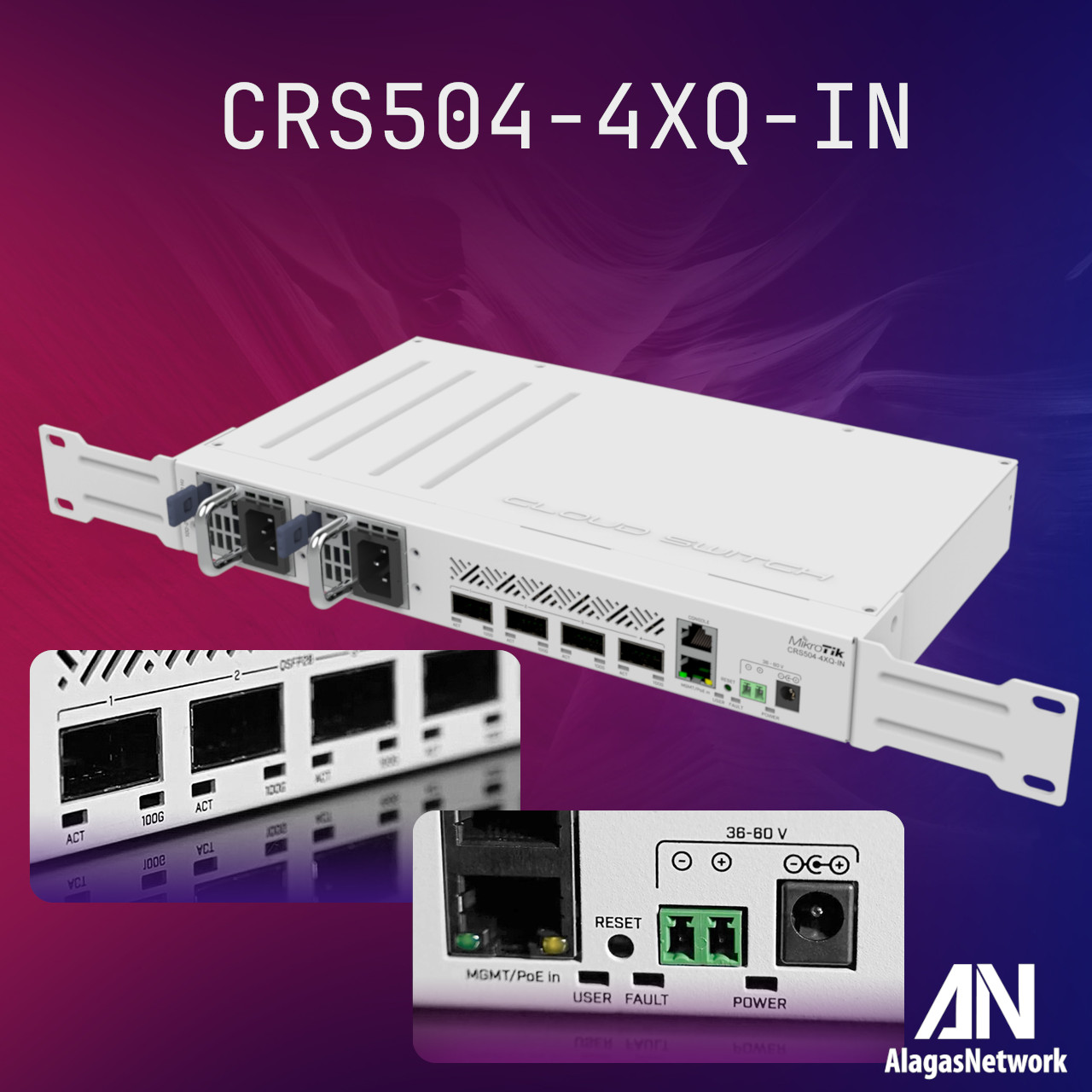Cloud Router Switch 504-4XQ-IN