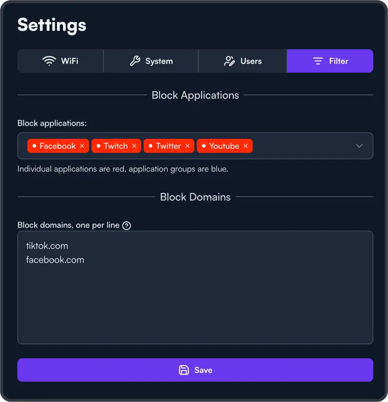 Advanced Filtering