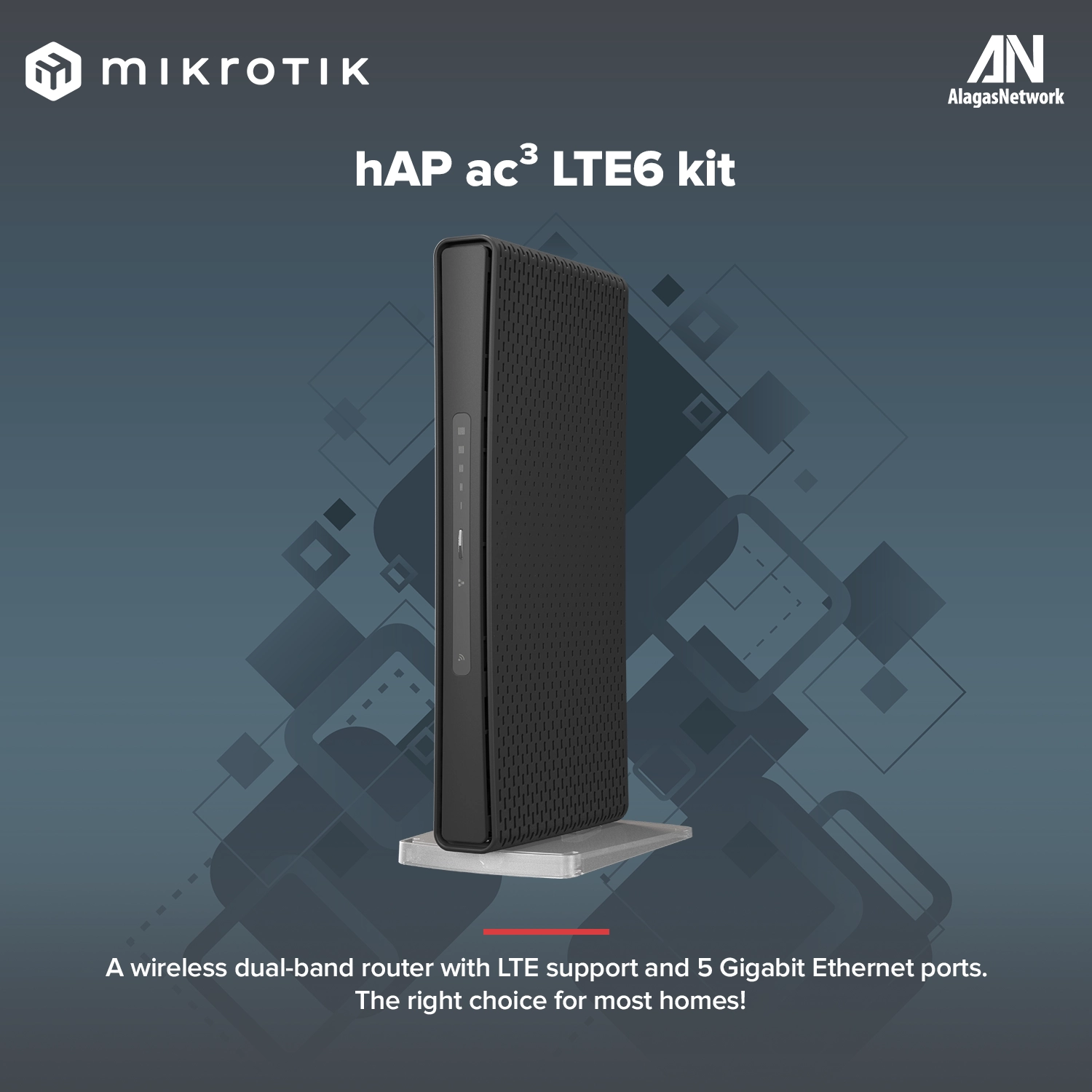hAP ac³ LTE6 kit (Discontinued, Last-buy stock)