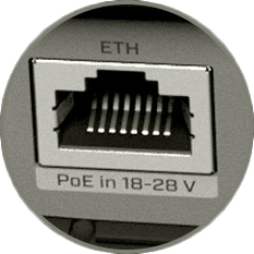 GIGABIT ETHERNET WITH PASSIVE POE-IN