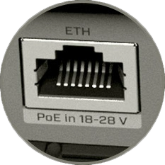 GIGABIT ETHERNET WITH PASSIVE POE-IN