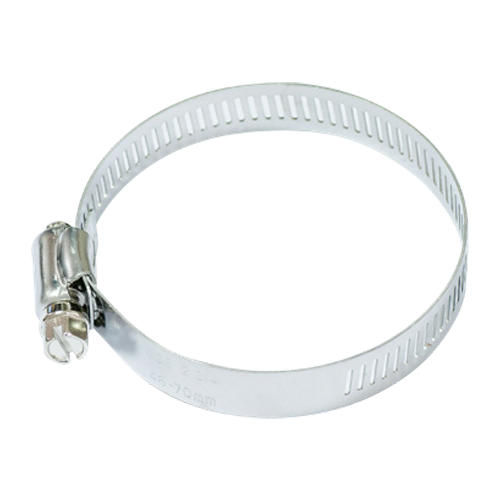 A hose clamp included