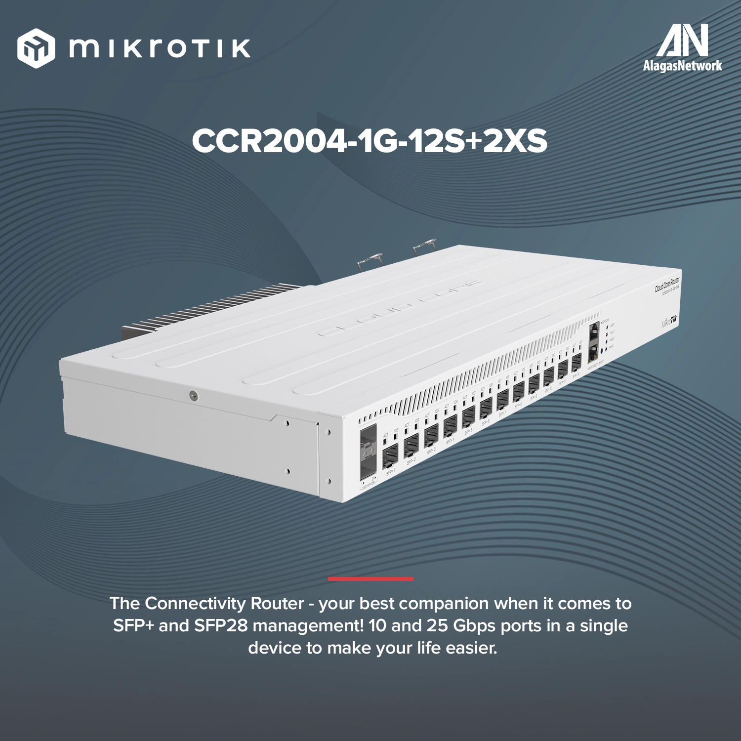 Cloud Core Router 2004-1G-12S+2XS