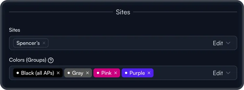 Wireless Network Color Coding