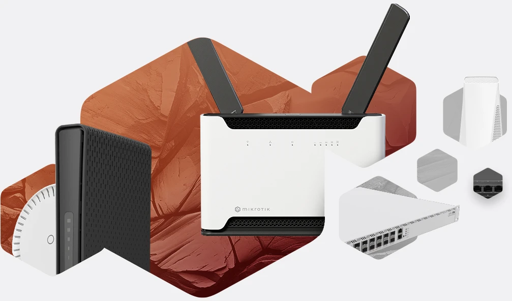 MikroTik routers, switches and wireless devices